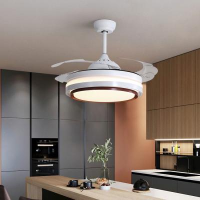 China New Arrival Industrial Led Air Fan Iron ABS Decoration Hotel Air Cooling Ceiling Fan With Light for sale