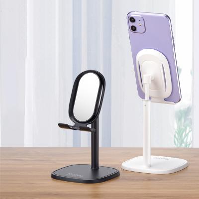 China YOOBAO Adjustable Height Orientation Angle Cell Mirror Function Universal Desktop Vertically Adjustable For Smartphone Phone Holder for sale