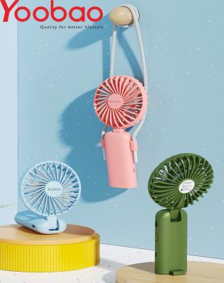 China It has seven blades and high winds YOOBAO Mini Fan Low Noise/Silent Portable USB Rechargeable for sale