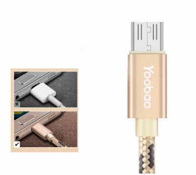 China Data Transmission Micro USB Cable Ultra DurableNylon Braided Android Charger Cables for sale