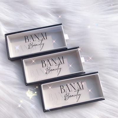 China 100% Real Eyelashes Gently Strip Full Lashes Custom Lashbox Packaging for sale