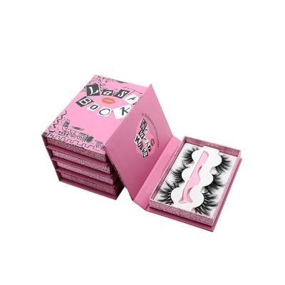 China Recyclable Private Label Lashes Box Custom Lashes Book Packaging Multiple Eyelash Collection for sale