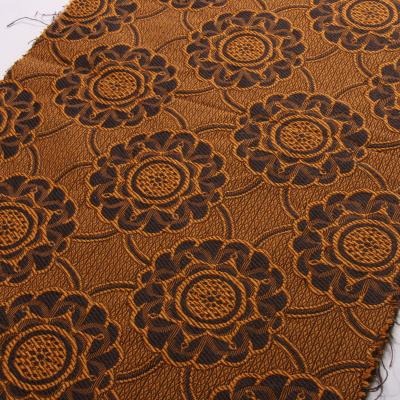 China Viable high quality comfortable luxury jacquard floral brocade fabric for sofa upholstery fabric for sale