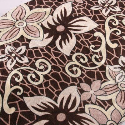 China Cheap Hot Sale African Blackout 100% Polyester Printed Soft Velvet Fabric For Sofa Upholstery Fabric for sale