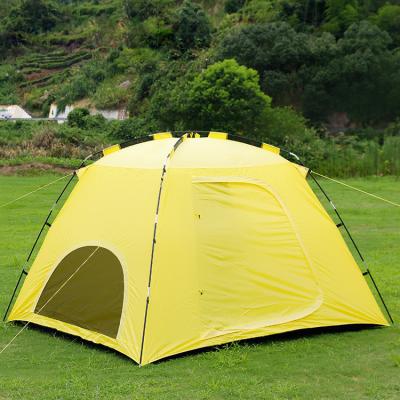 China Diagonal Tying Type Double Layers Waterproof Camping Outdoor 4 Seasons Tents for sale