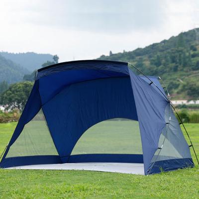 China Diagonal tie type latest garden outdoor fishing tent solid color tent tent simple beach portable tent for sale