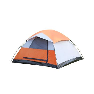 China Diagonal tying type folding 2 person double layer family fishing outdoor waterproof camping tents for sale