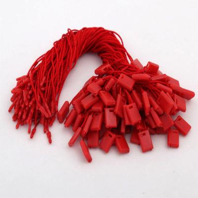 China Sustainable Garment Accessories Hang Tag String Cheapest Seal Plastic String For Hang Tag for sale