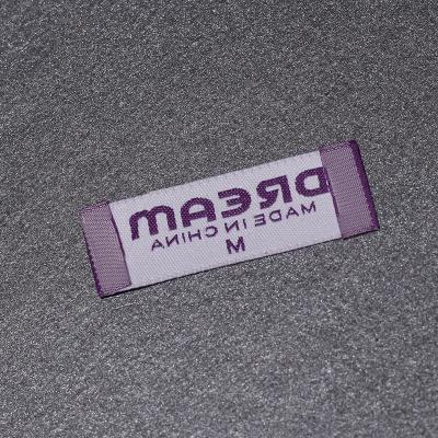 China Sustainable Soft Cotton Labels Clothing Labels Custom Cotton Logo Fabric Label for sale