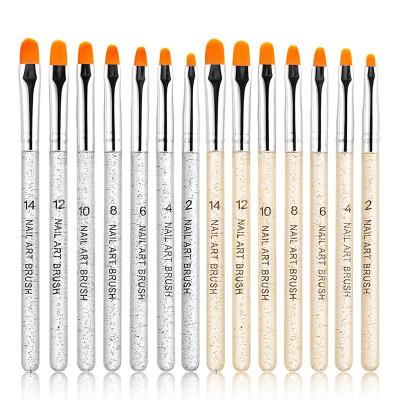 China Skyey Manicure Nail Care DIY Nail Art Painting Graphic Brush, Phototherapy Tool, Professional Nail Art Uv Gel Brush 7 Piece Set for sale