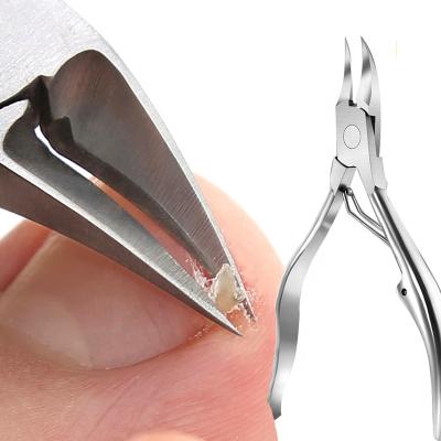 China Nail Trimmer Care Stainless Steel Manicure Skyey Pedicure Tools Dead Skin Scissors Pliers Nail Cuticle Scissors for sale