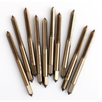 China Metal Working Thread Tapping Cobalt M35 Tap , Treble Tip Taps for sale