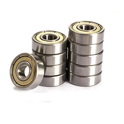 China Factory Double Groove Ball Bearing Deep Shield Supporting Steel Bearings 7mm for 3D Printer or Robotics or DIY Projects (608ZZ, 8*22*) for sale