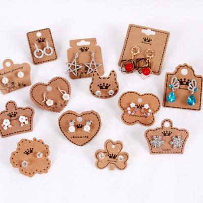 China China Craft Paper Earring Card Holder Earring Display Cards Earring Tag for sale