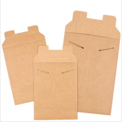 China Gift Envelope Custom Design A4.A5.Brown Kraft Paper Wrap With String for sale