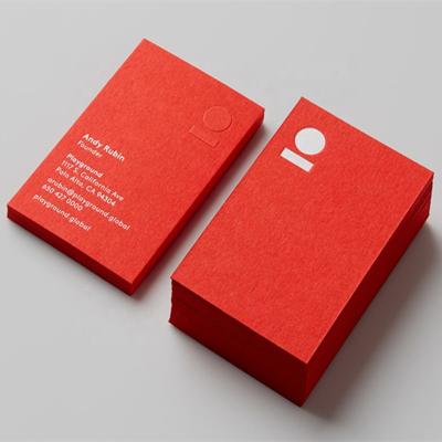 China paper & Cardboard Custom Recycle Standard Business Card Sizes for sale