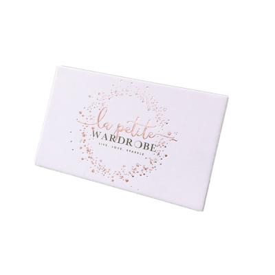 China paper & Cardboard Customize LOGO Gold Foil Business Cards for sale