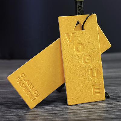 China High quality art brand sustainable paper luxury jeans hang tags for garment for sale