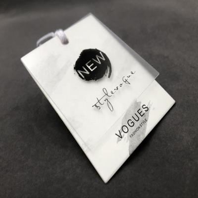 China Eco-friendly Sustainable Clothing Tags And Plastic Tags For Clothing for sale