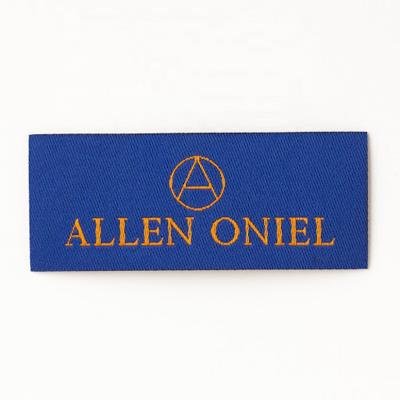 China Sustainable Key Labels Type Embroidered Cotton Shoes Feature Eco-Friendly Garment Label for sale