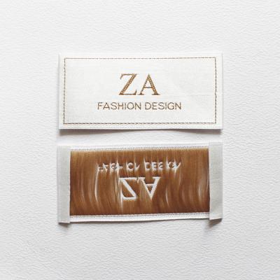 China China Sustainable Factory Cheap Custom Printed Woven Labels For Clothing for sale