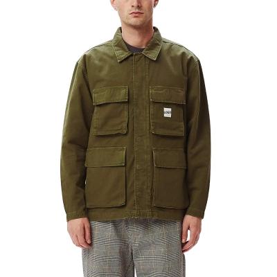 China Newest Fashion Spring Green Cargo Jackets 100% Custom Made 100% Cotton Work Jacket QUICK DRY / Winter Jacket for sale