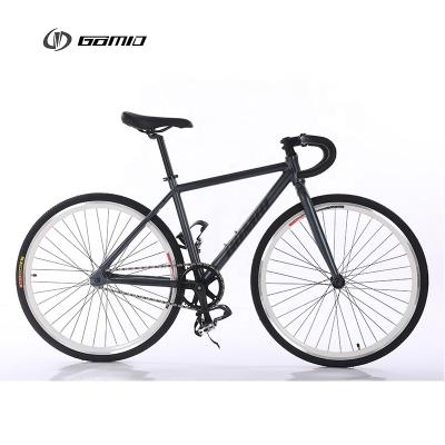 China GOMID Fixed Gear Bike Custom Track Bicycle 700C 26 Aluminum Alloy Single Speed Bicicletas Flip Flop Hub Gear Cycle Alloy for sale