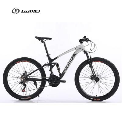 Chine Fréquence à disque et SHIMANO TZ500-7 Bicicles à roues libres GOMID Soft Tail Mountainbike Four Link Bisiklet Full Suspension Bike à vendre