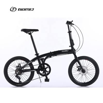 China 20 Inch Foldable Bike SHIMANO Kit Custom Aluminium Alloy Bicicletas 14KG Gross Weight 450mm Extension Seat Post GOMID for sale