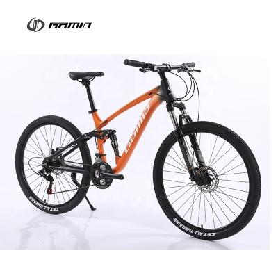 Chine Vélo de montagne à suspension complète SHIMANO Vélo à engrenages à queue douce Vélo de montagne OEM Vélos personnalisés avec pédale ordinaire à vendre