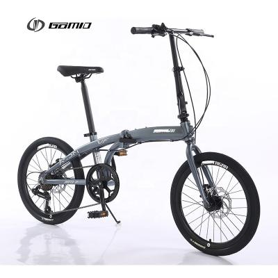 Cina Bisiklet personalizzato GOMID Bicicleta pieghevole in lega di alluminio da 20 pollici con kit SHIMANO e freno a disco in vendita