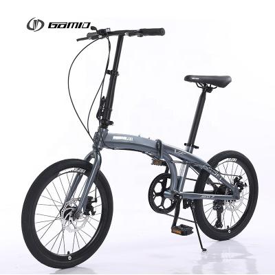 China GOMID 20 Zoll Klappfahrrad Custom Klappfahrrad mit SHIMANO TZ31 Hinterhälter und 120 kg Ladekapazität Bikiklet zu verkaufen