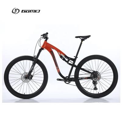 China GOMID OEM Full Suspension Folding Mountain Bike with SHIMANO Gear Cycle Thru Axle 29