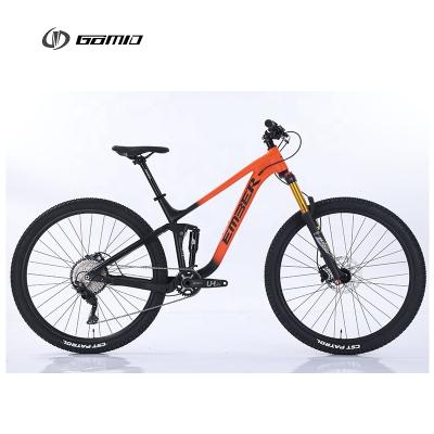 Chine GOMID queue souple SHIMANO cycle de vitesses pleine suspension Vélo de montagne de sentier Bisiklet personnalisé 29 pouces bicycles à travers l'essieu Vélo à vendre