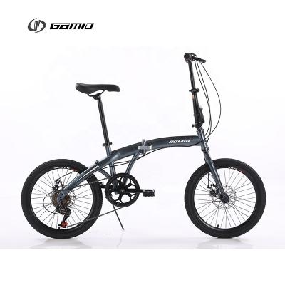 China SAIGUAN 6 Speed SL Shift Lever GOMID 20 Inch Folding City Bike for Adult 16KG Gross Weight and Custom Foldable Bicycle for sale