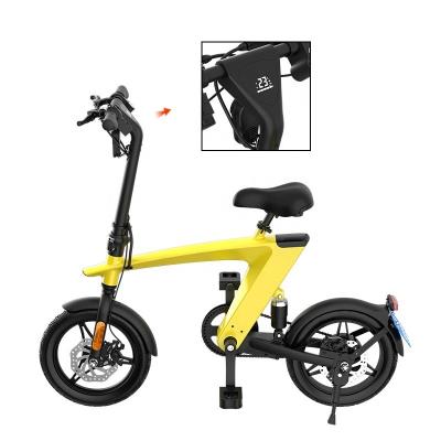 China 250/400W Brushless Motor Electric City Bicycle Lightweight Folding Bike for Convenient Trunk Storage and Max Load of 100Kg for sale