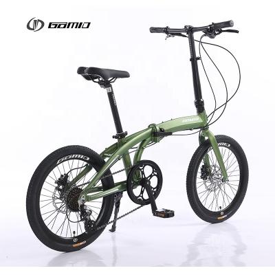 Cina 8 velocità GOMID SHIMANO Kit Gear Cycle City Bike pieghevole in lega di alluminio con design pieghevole personalizzato e freno a disco idraulico in vendita