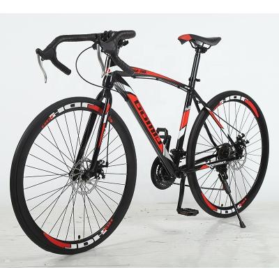 China 21 Speed Steel Frame Road Bike for Man 700c Mountainbikes Road Bicycle for sale