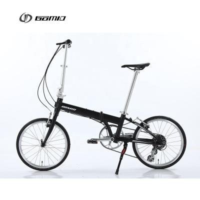 China GOMID Aluminum Alloy Folding City Bike with V Brake SHIMANO Kit Gear Cycle SCHWALBE ONE Perf Tires Load Capacity 120kg for sale