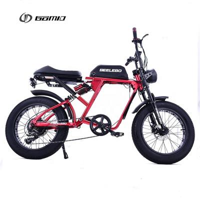 China Electric Bicycle GOMID 750W 48V 20 Inch E Bike Mountain Fat Tire Ebike With High Power Motor for sale