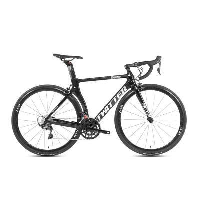 China Hard Frame Carbon Fibre Roadbike 700c 25c 22 Speed Bicycle for Men Lightweight for sale