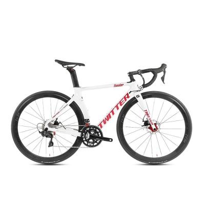 China Koolstofvezel frame Basikal 22 Speed Racing Bike 700c voor mannen Shimano Groupset Carbon Te koop