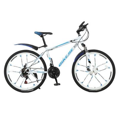 China 21 24 27 Speed High Carbon Steel Mountain Bicycle with Thicken Cross-Country Tire Carton Size 132*19*72cm for sale