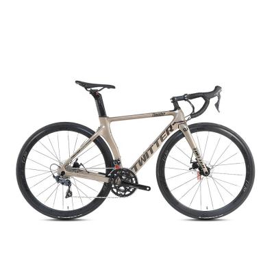 China Delante Derrailleur SHIMANO 105/R7000 22 velocidad de fibra de carbono de la carretera marco de la bicicleta de titanio de color para hombres 700c 8.9KG en venta