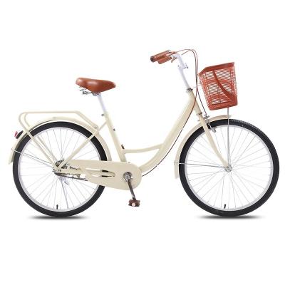 China Comfortabele single speed vrouwen stadsfiets fiets dame nutsfiets Te koop