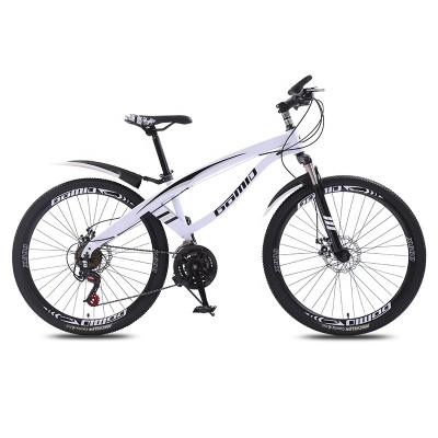 China Bicicleta de aço carbono 24 26 Inch MTB Bike com viga integrada e pedal comum à venda