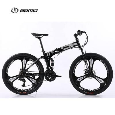 China GOMID Full Suspensão Plegavel Mountain Bike 27.5 29 polegadas Rim Alumínio Alloy Forks Suspensão Bicicletas Bisiklet OEM à venda