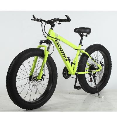 China Fatbike Cruzeiro personalizável Snow Mountain Cycle Bicicleta de praia Bicicletas de aço carbono Material de garfo 25kg 30 polegadas Todo terreno à venda