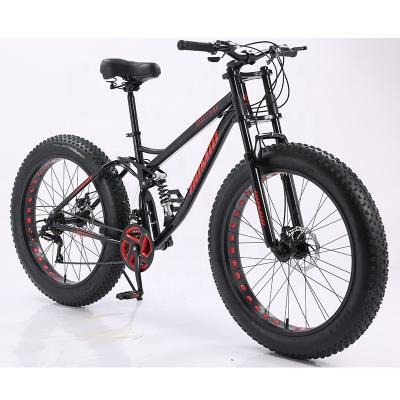 China 26 polegadas FCruiser Snow Full Suspensão Mountain Bike Carga Capacidade 200kg Fat Pneus Bike para Snowfield à venda