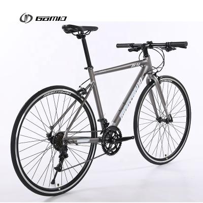 China Ordinary Pedal GOMID Alloy Road Bike for Man Gear Cycle Racing Bike Rim 700c Roadbike Custom for sale